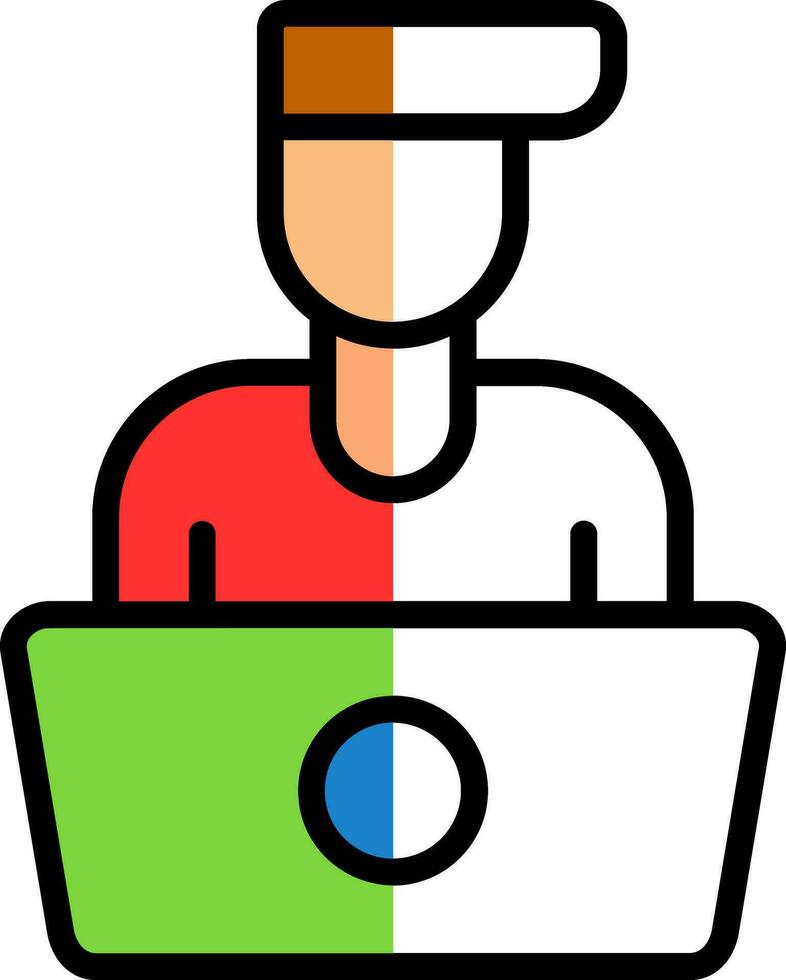 Content Creator Vector Icon Design