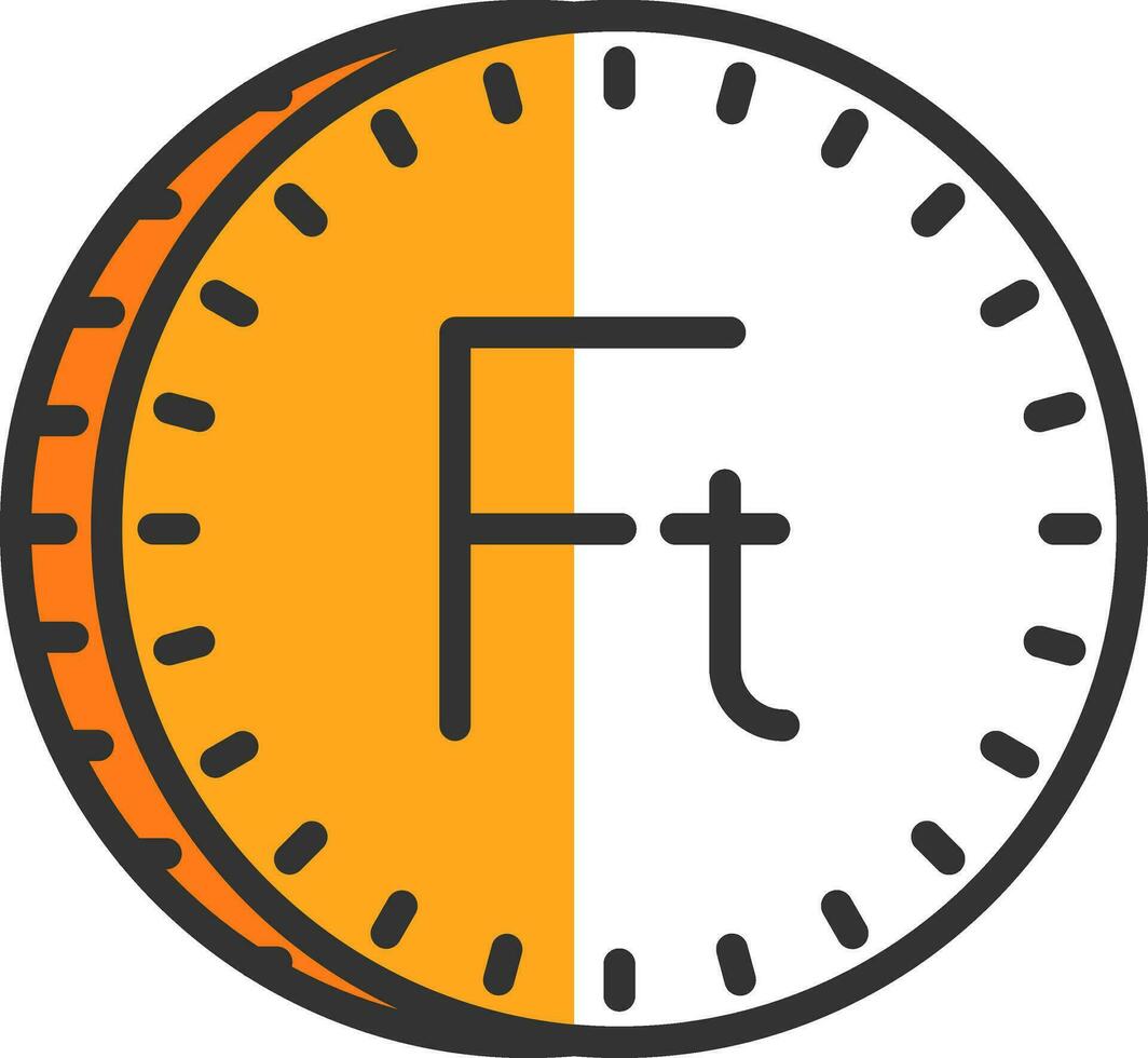 Forint Vector Icon Design