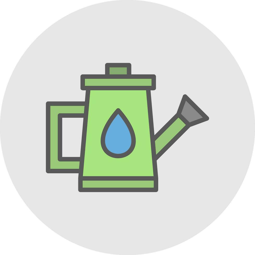 Watering Can Vector Icon Design