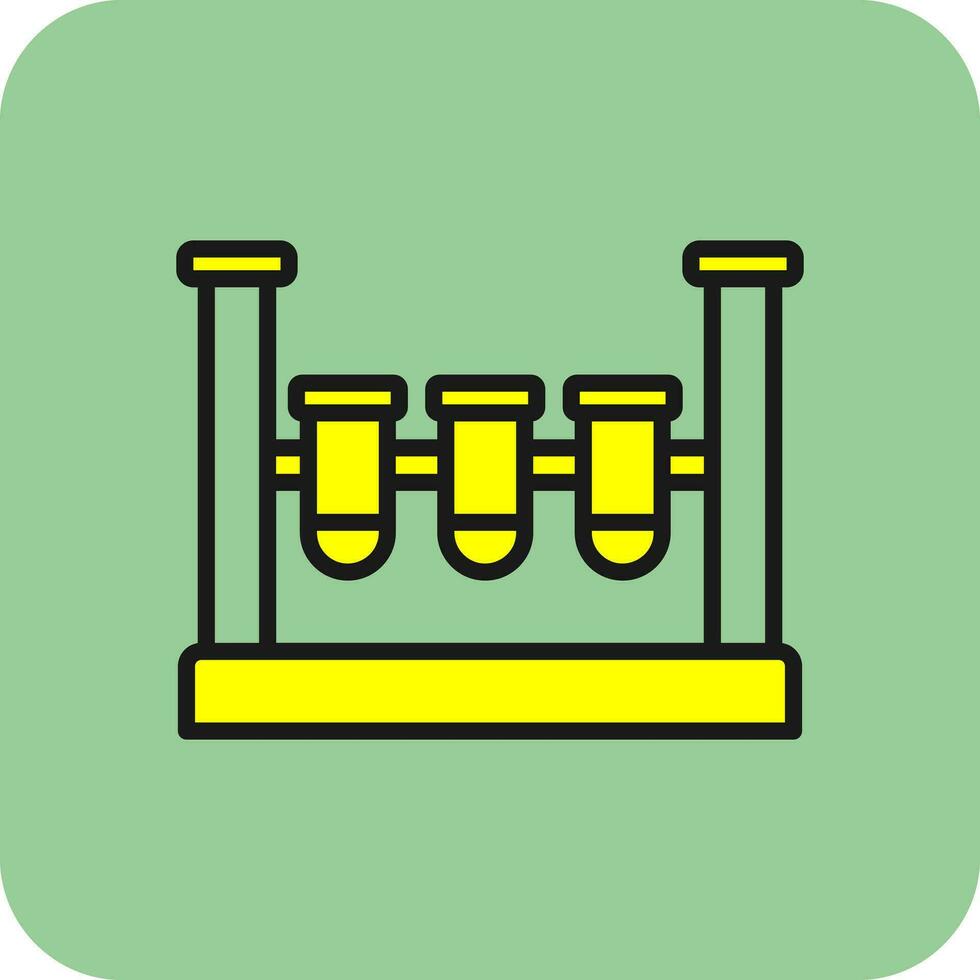 Test Tubes Vector Icon Design