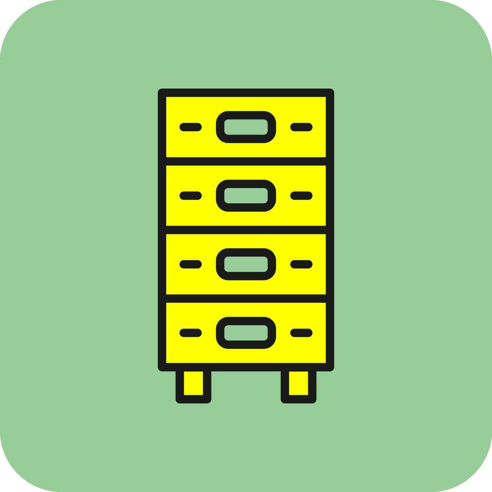 Drawer Vector Icon Design