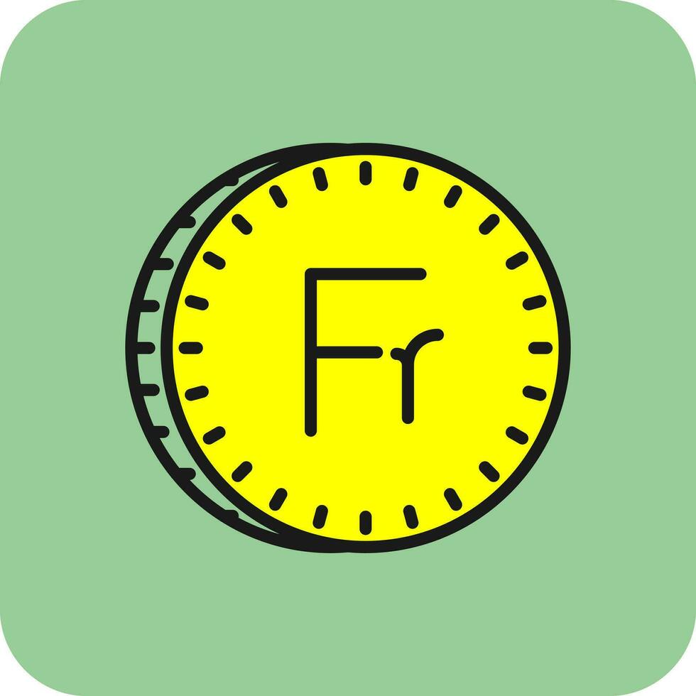 Franc Vector Icon Design