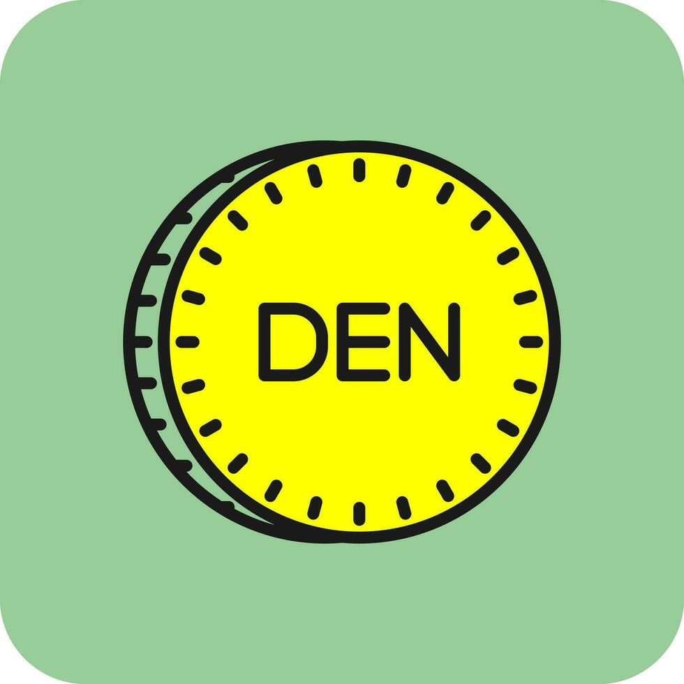 Denar Vector Icon Design