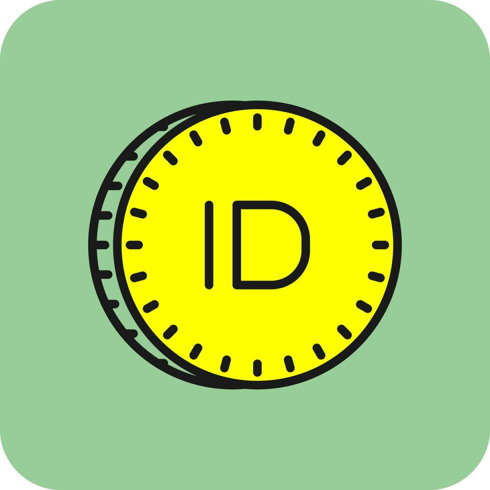 Iraqi dinar Vector Icon Design