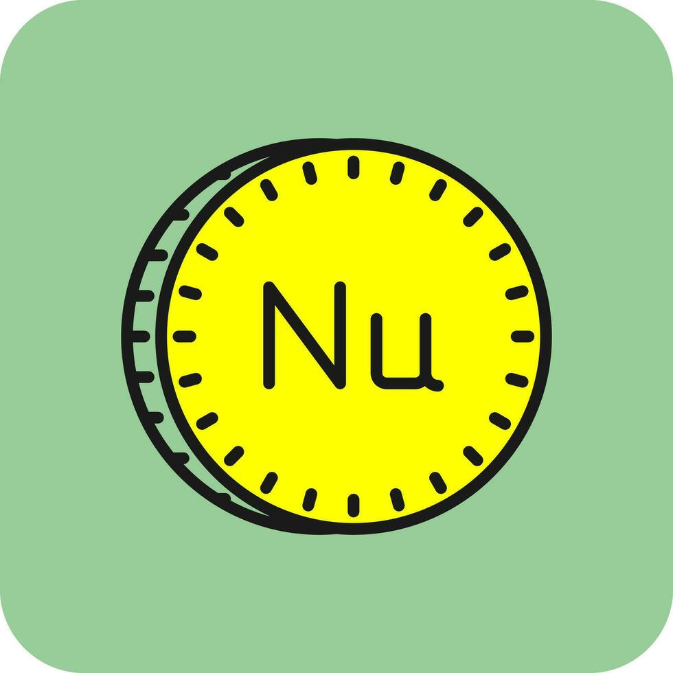 Ngultrum Vector Icon Design
