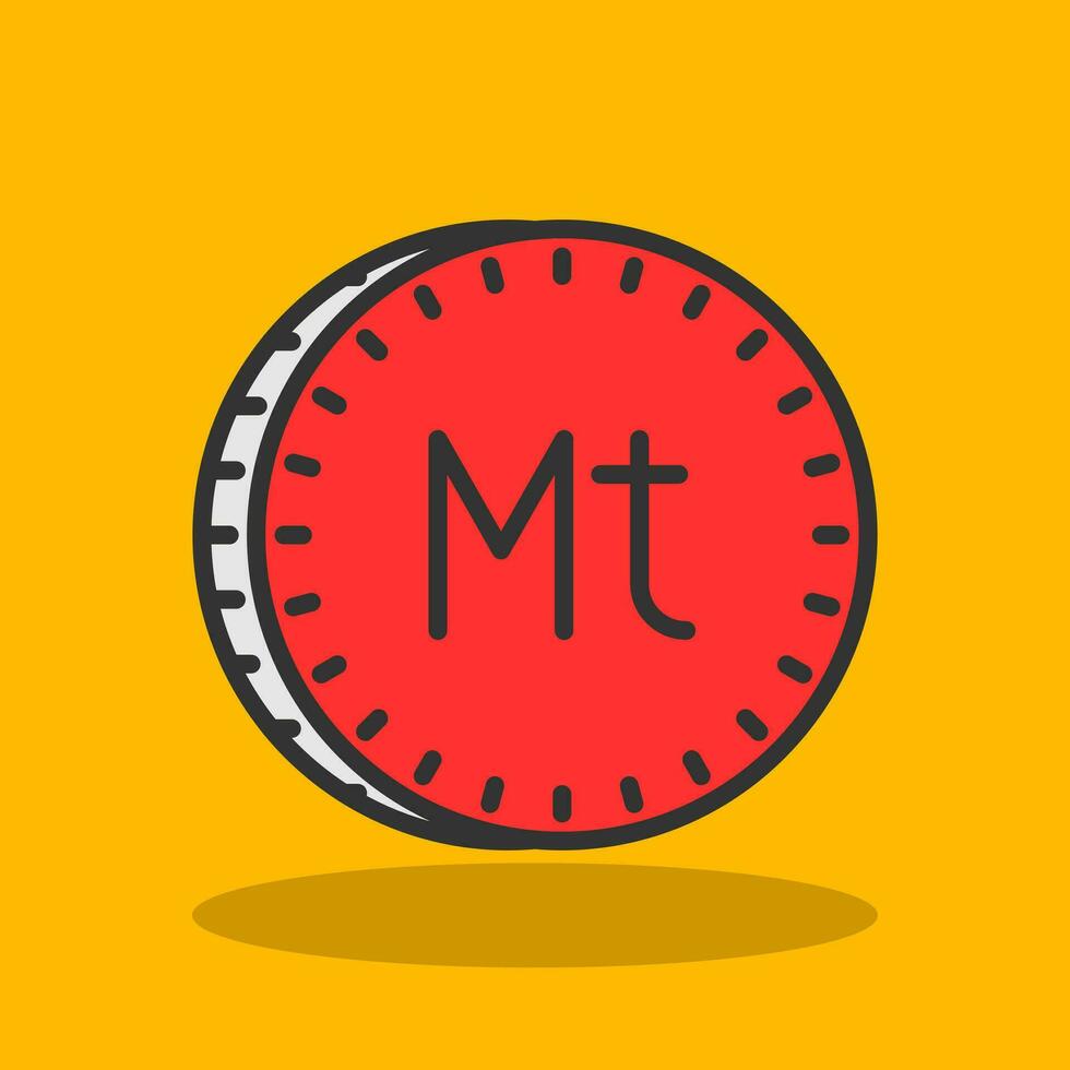 Metical Vector Icon Design
