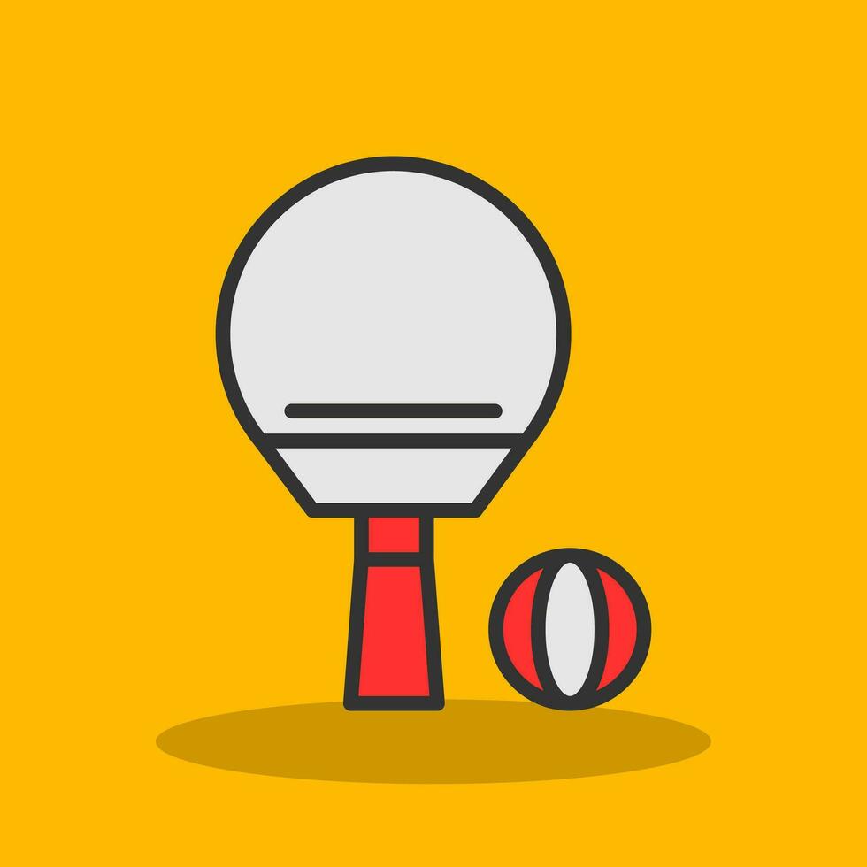 Ping Pong Vector Icon Design