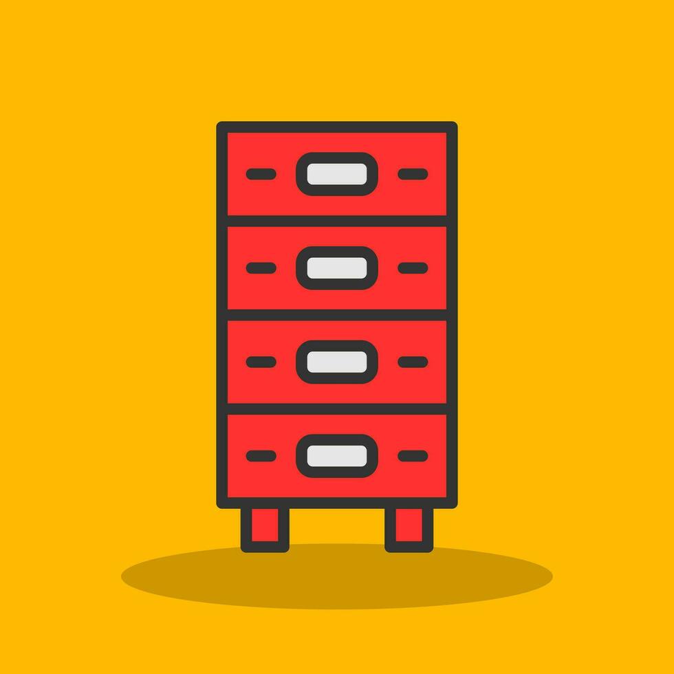 Drawer Vector Icon Design