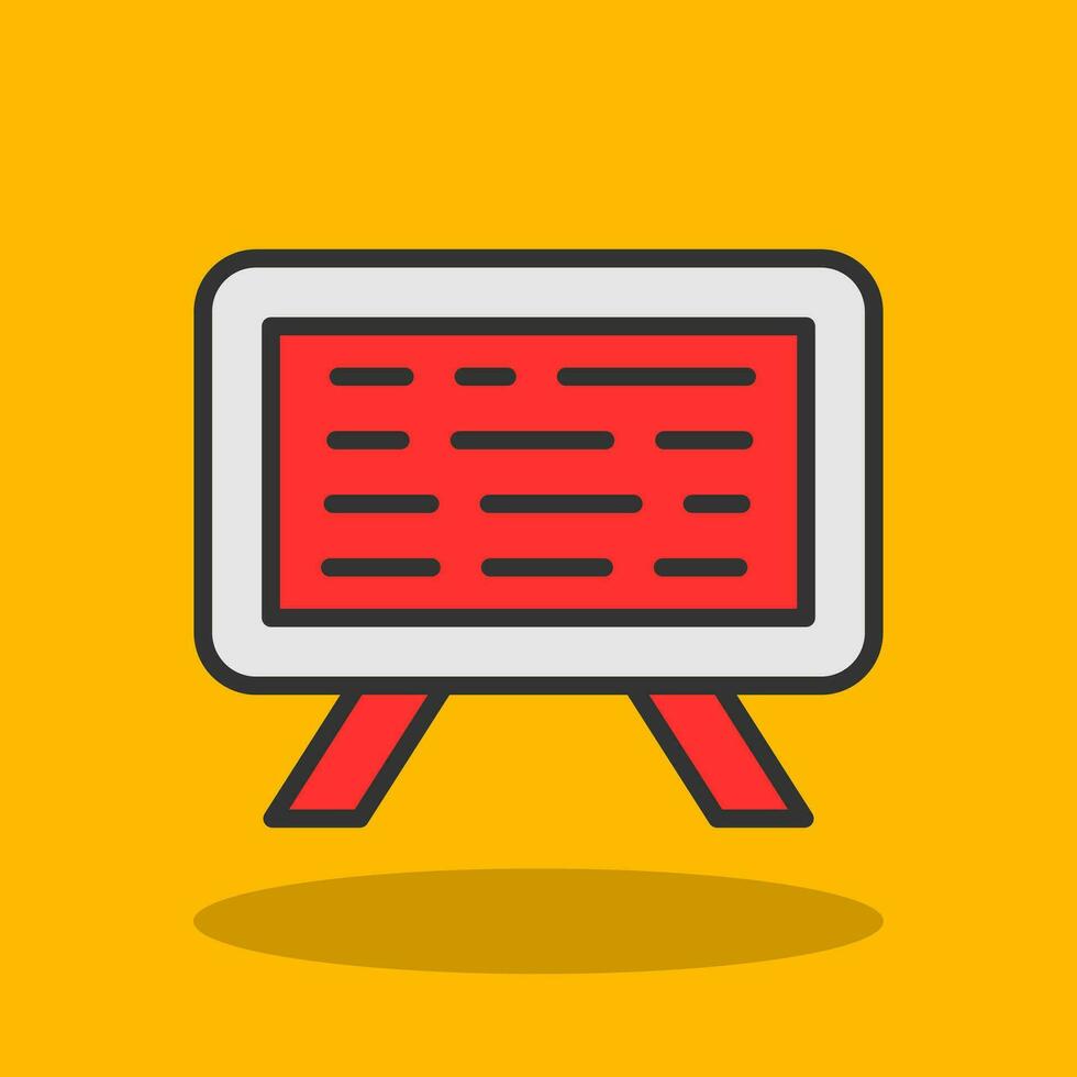 Chalkboard Vector Icon Design