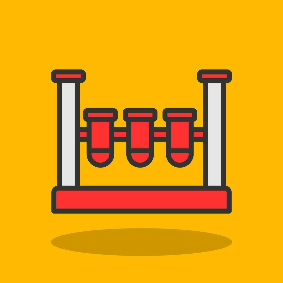 Test Tubes Vector Icon Design