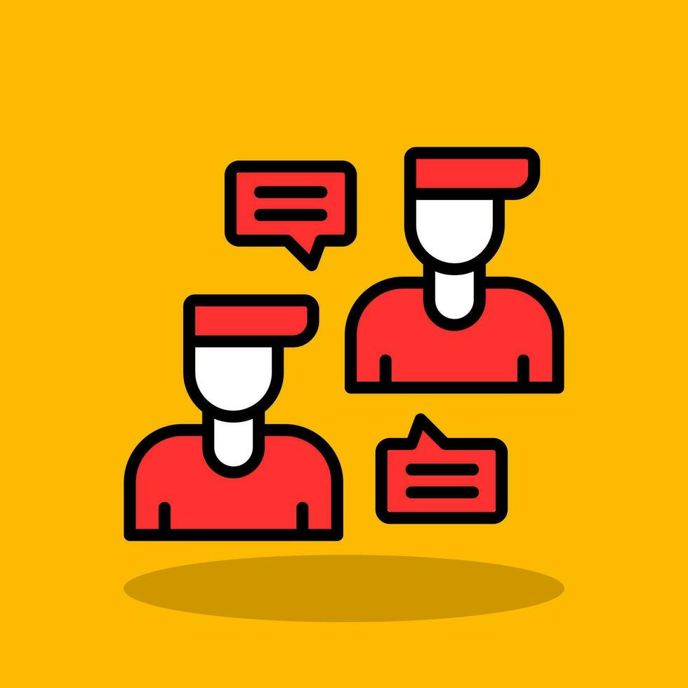 Forum Vector Icon Design