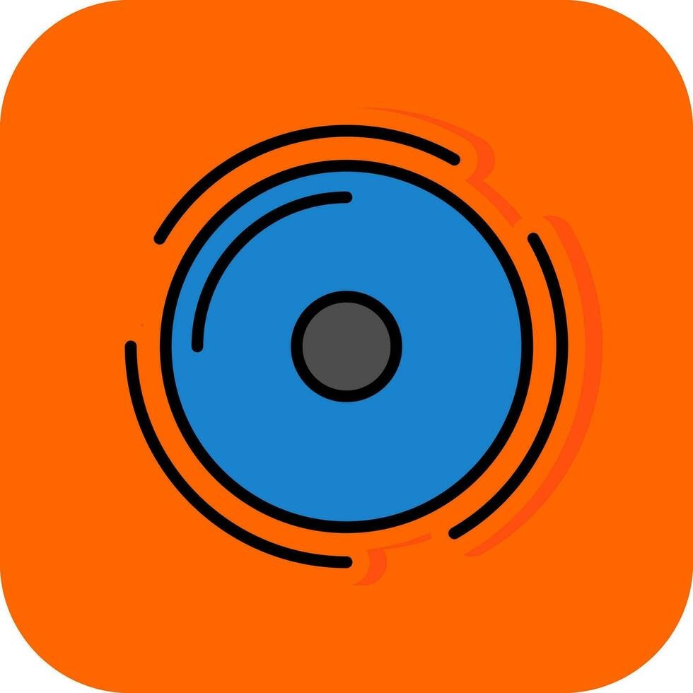 Frisbee Vector Icon Design