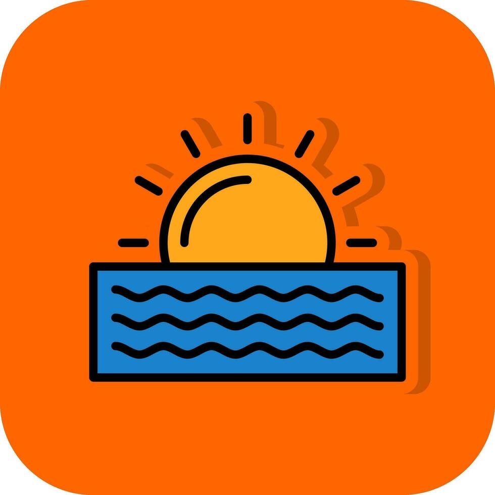 verano vector icono diseño