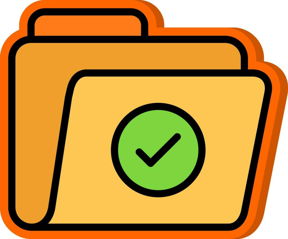 Checked Vector Icon Design