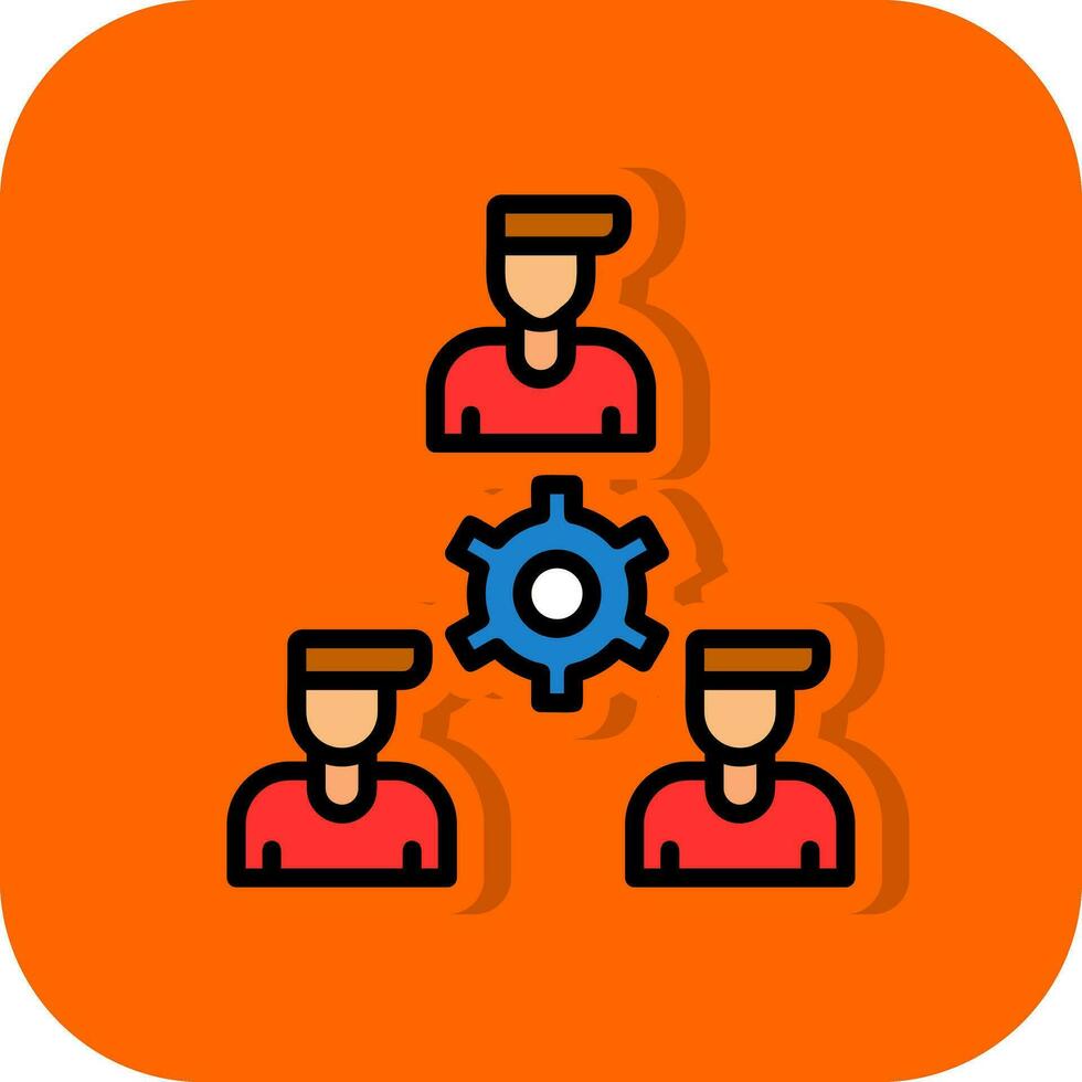 Collaboration Vector Icon Design