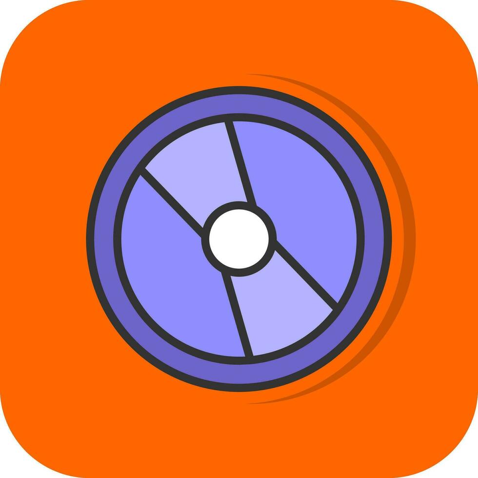 Compact Disk Vector Icon Design