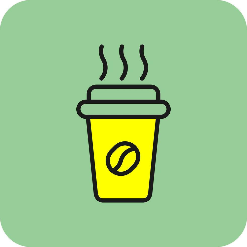 Coffee Cup Vector Icon Design