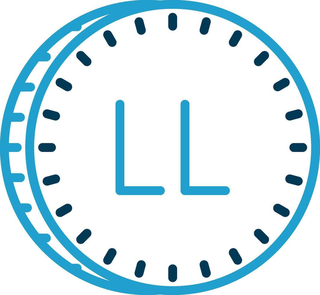 libanés libra vector icono diseño