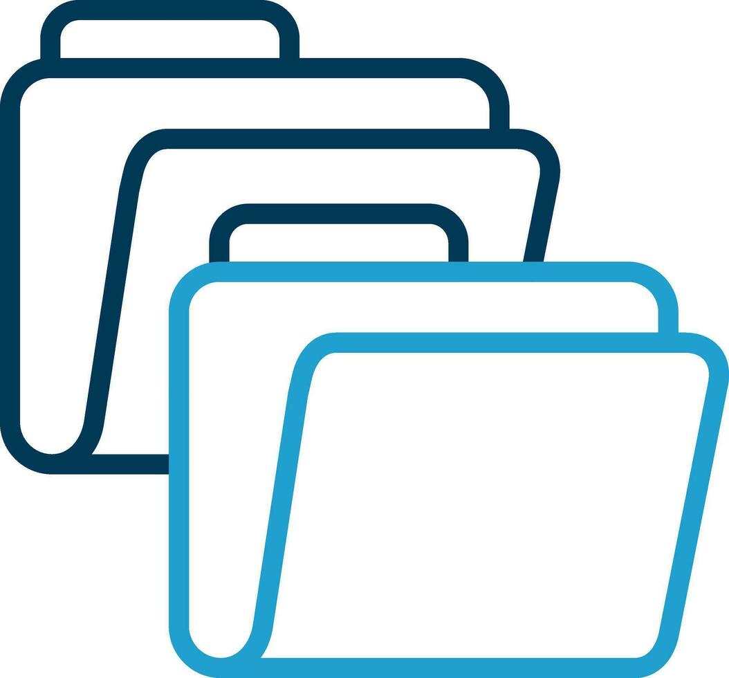 Folders Vector Icon Design