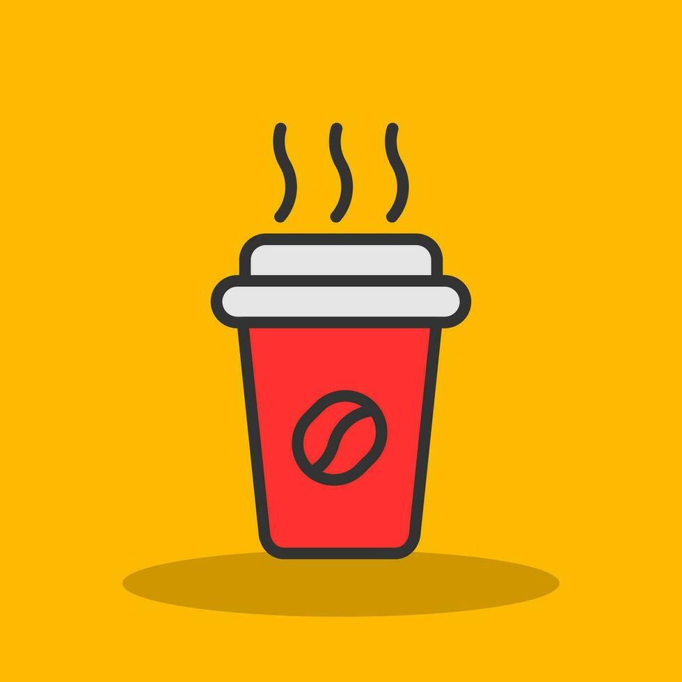 Coffee Cup Vector Icon Design