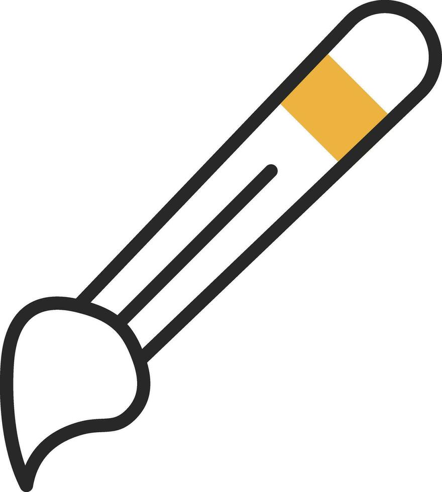 Paint Brush Vector Icon Design