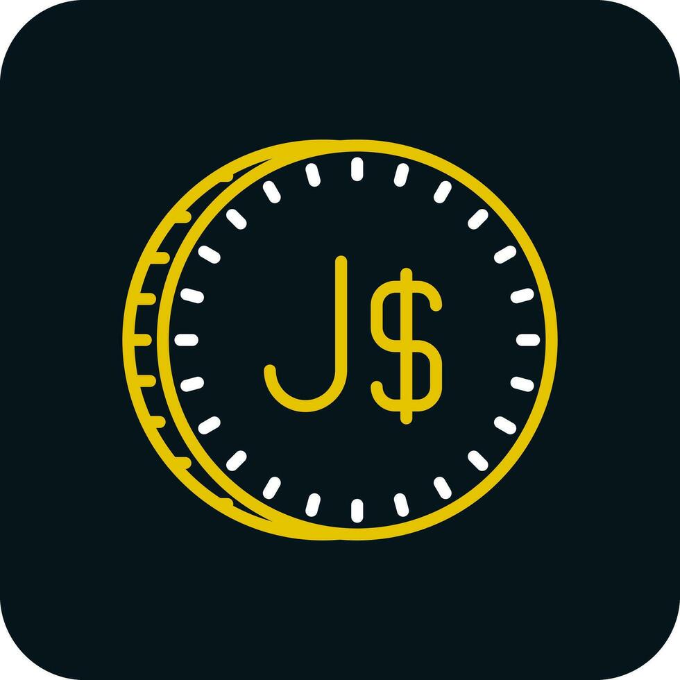 Jamaican dollar Vector Icon Design