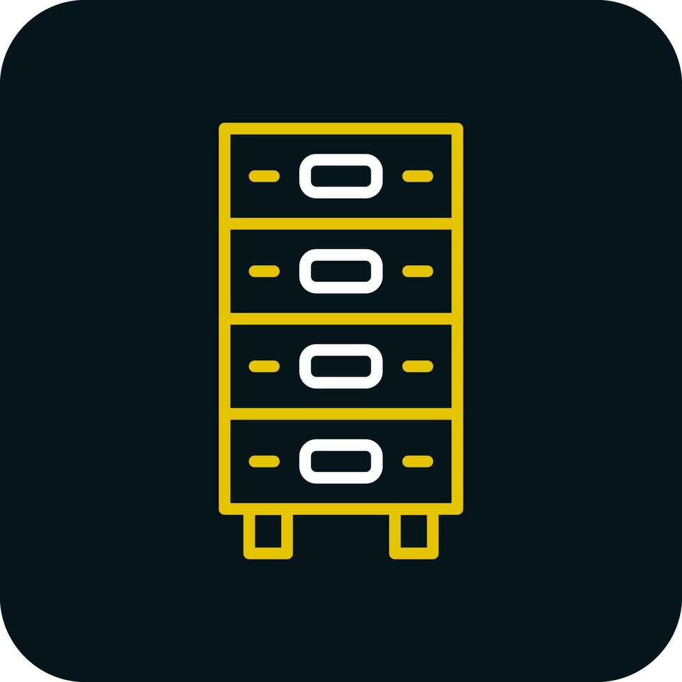 Drawer Vector Icon Design