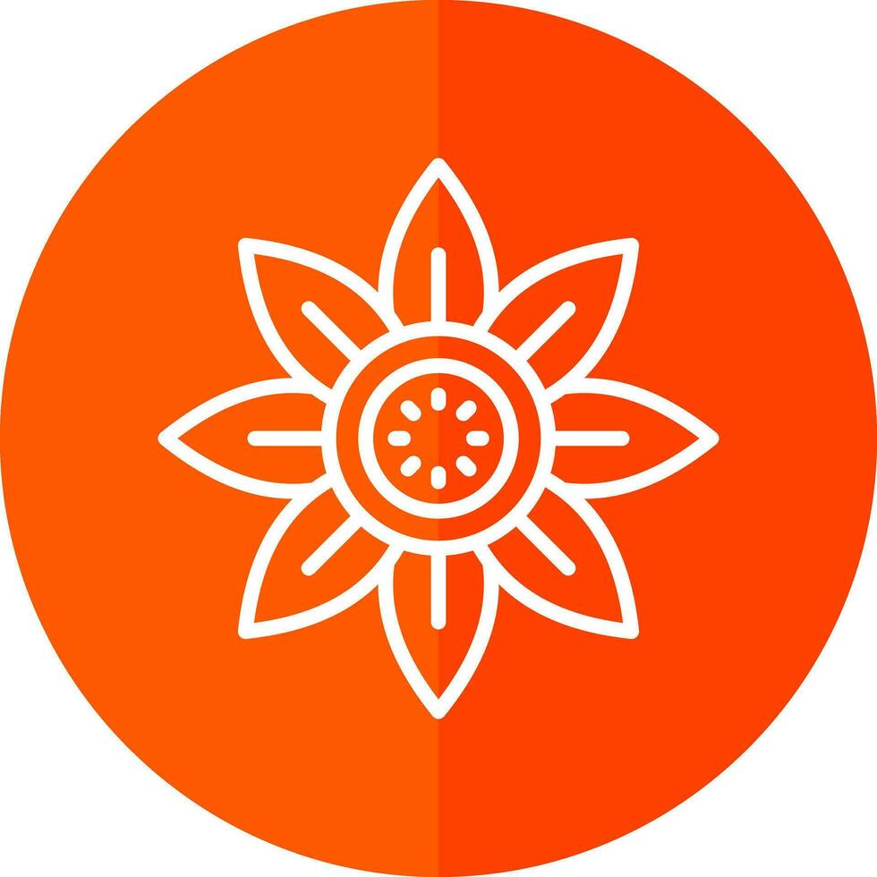 diseño de icono de vector de girasol