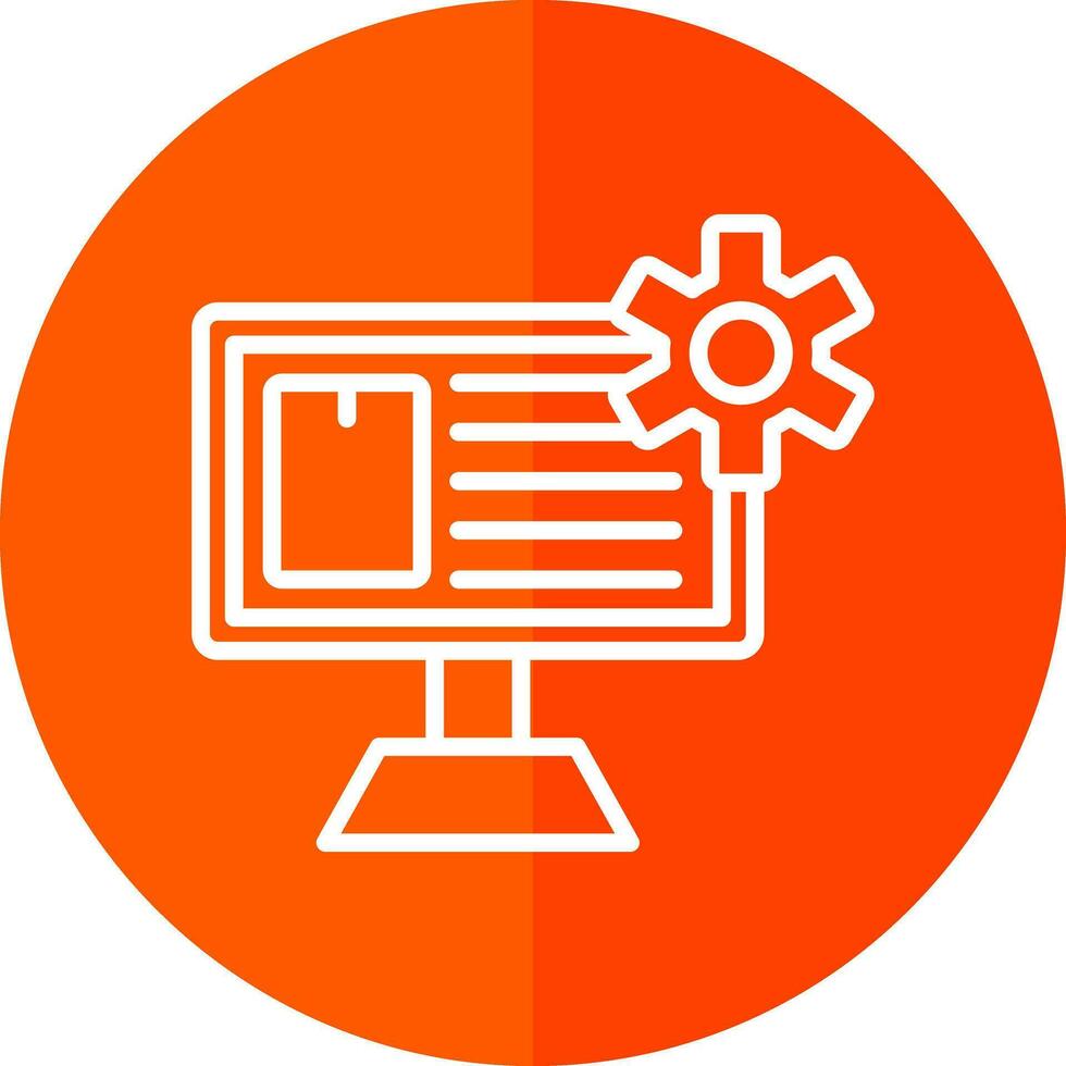 Content Management System Vector Icon Design