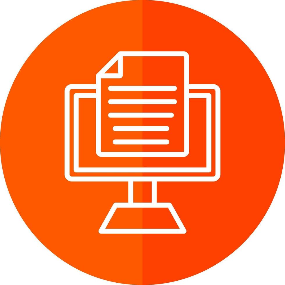 Blog Vector Icon Design