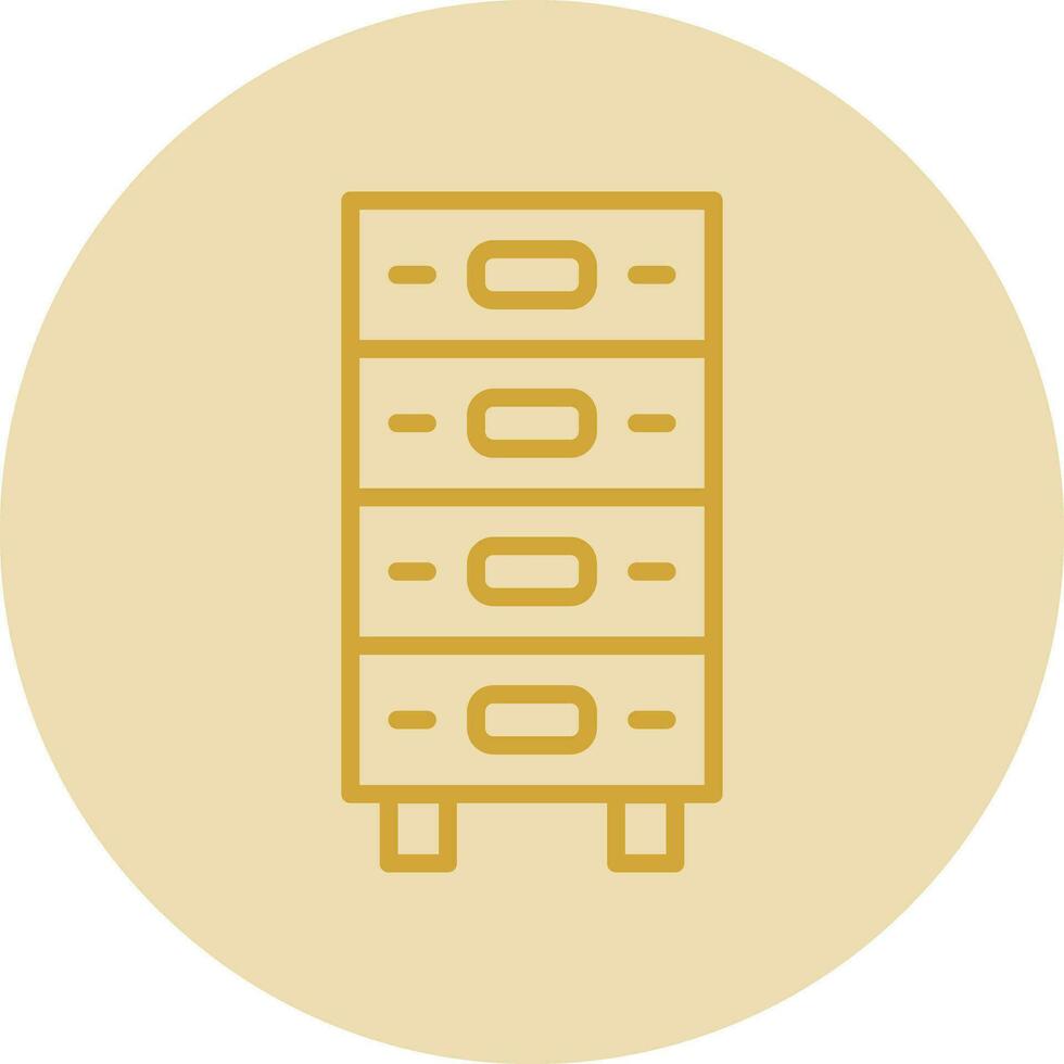 Drawer Vector Icon Design