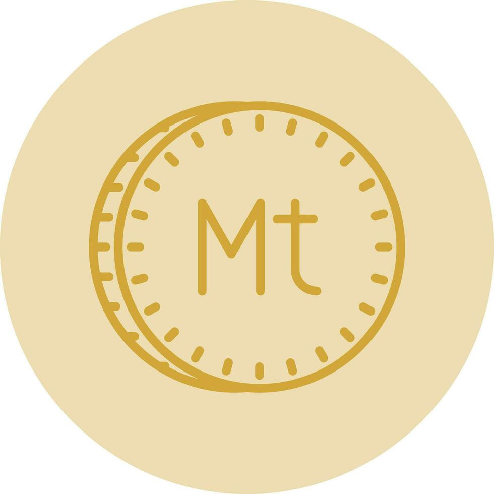 Metical Vector Icon Design