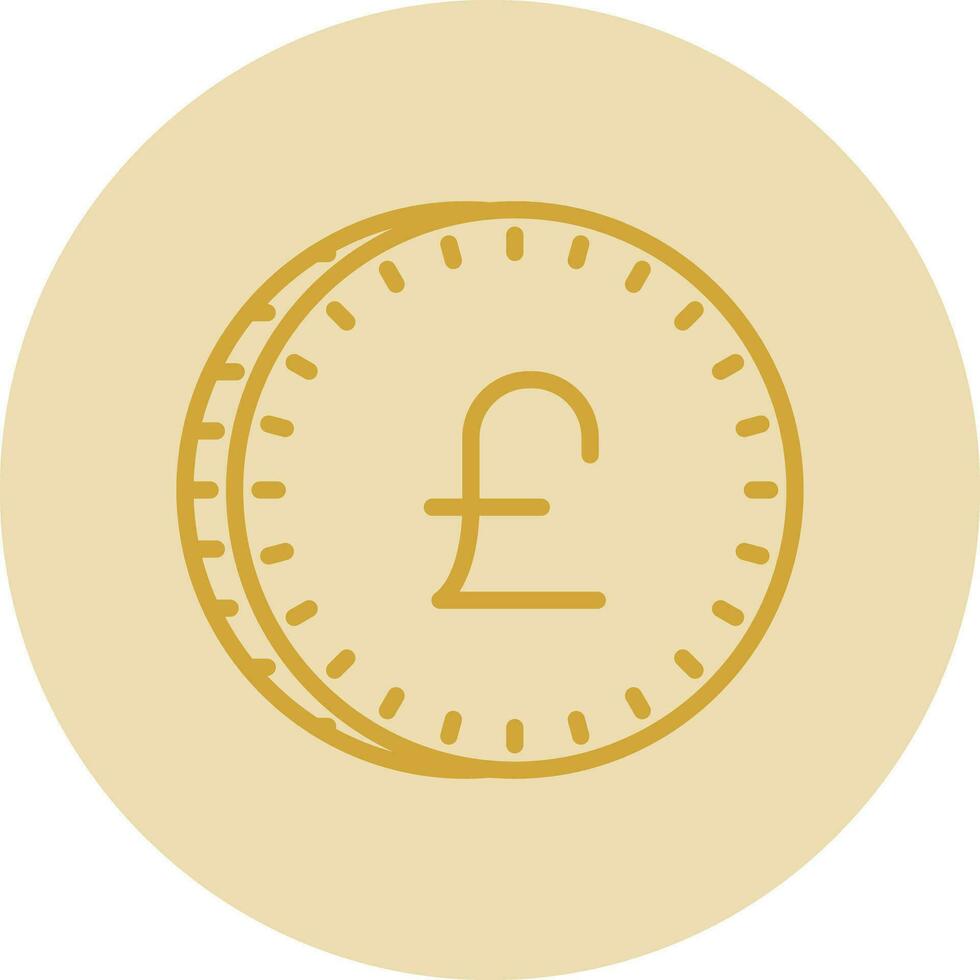 Pound Vector Icon Design