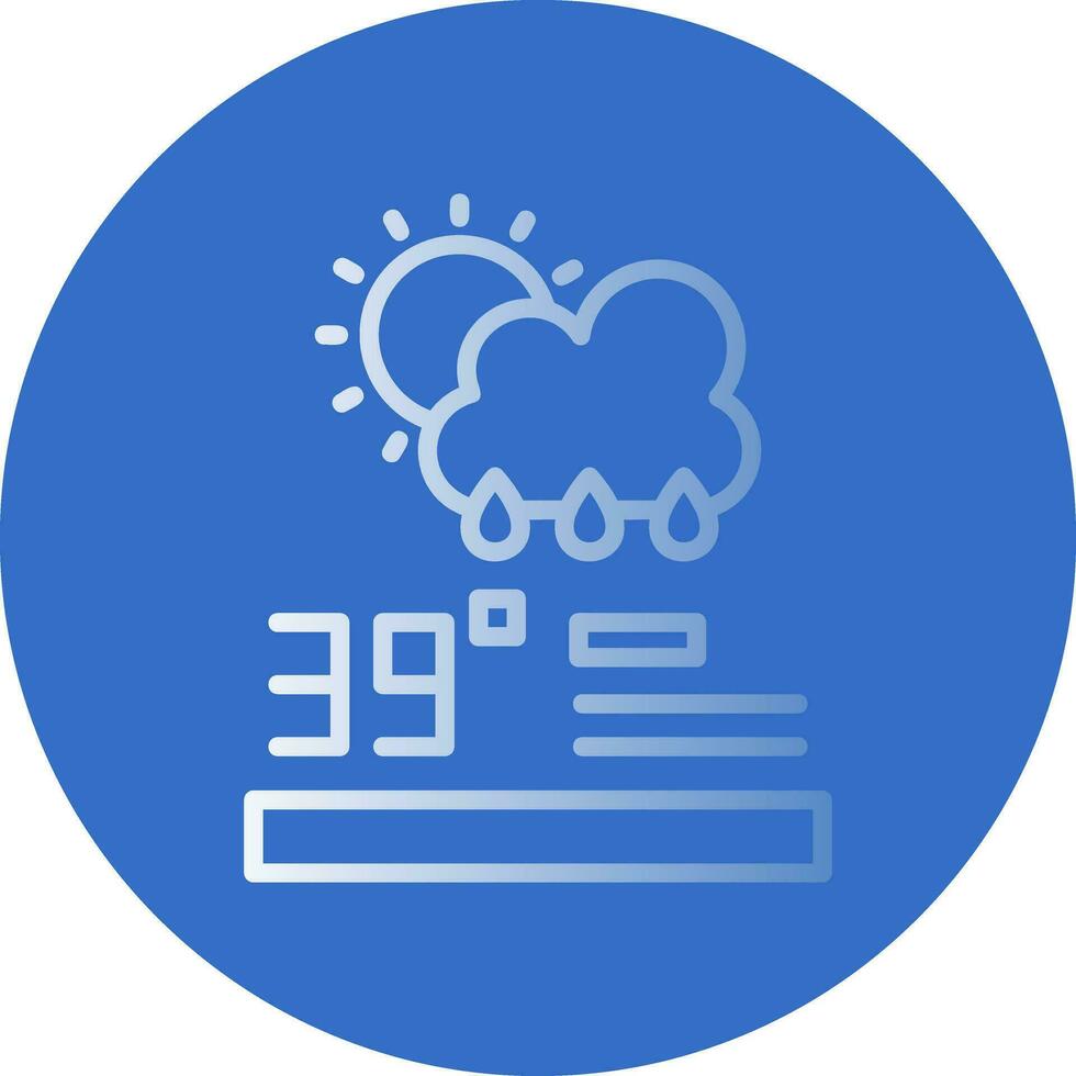 Forecast Analytics Vector Icon Design
