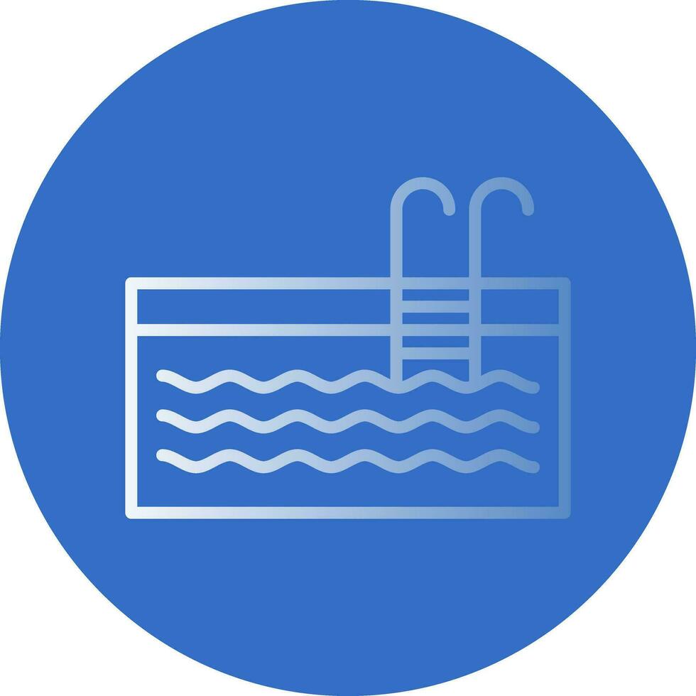 Swimming Pool Vector Icon Design