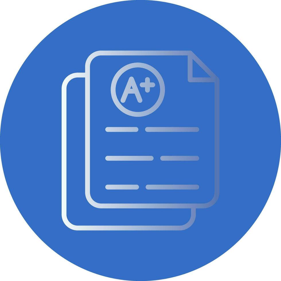 Grades Vector Icon Design