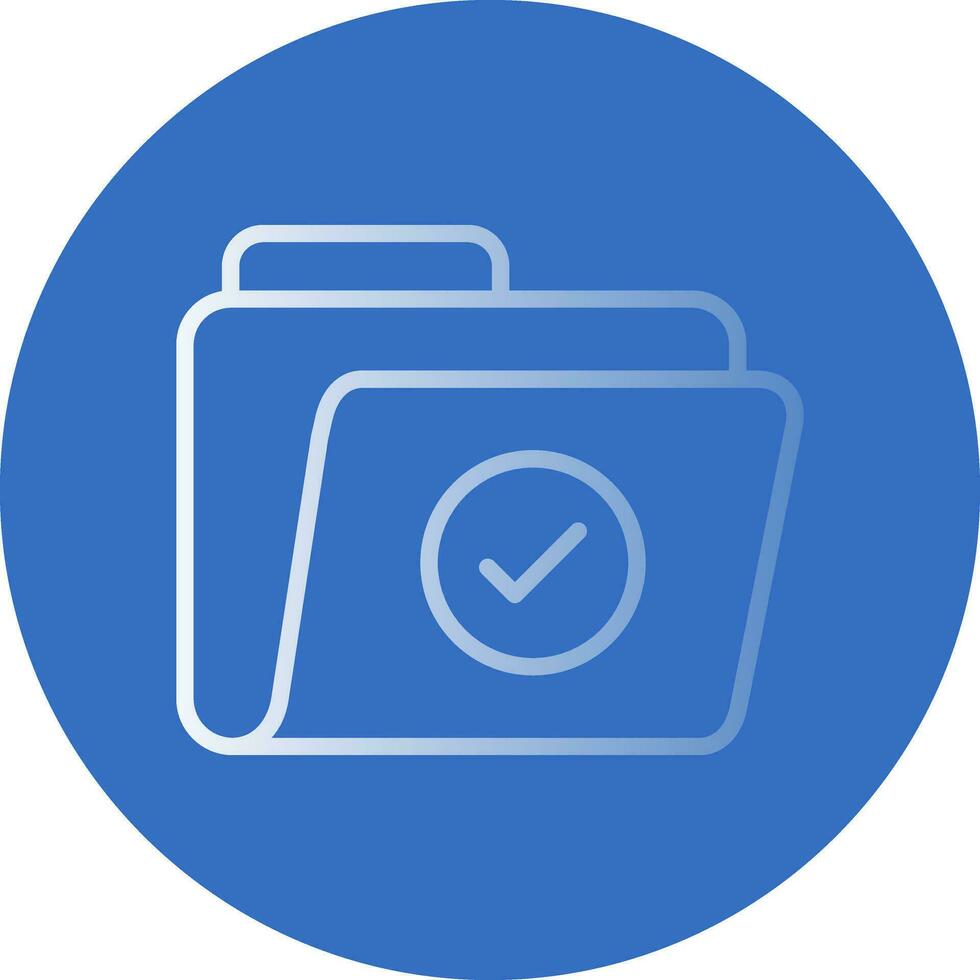 Checked Vector Icon Design