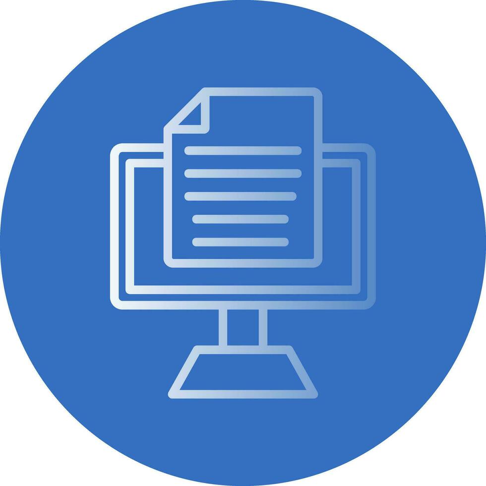 Blog Vector Icon Design