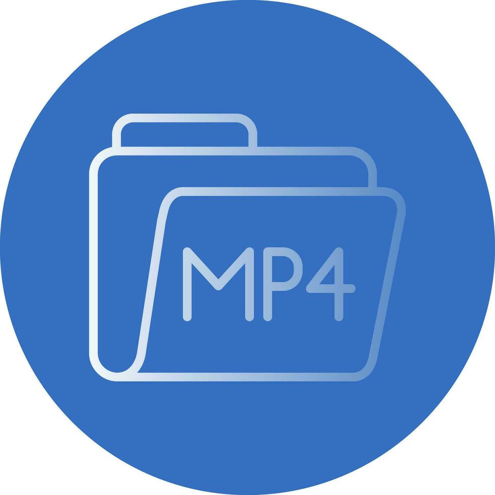 Mp4 Vector Icon Design