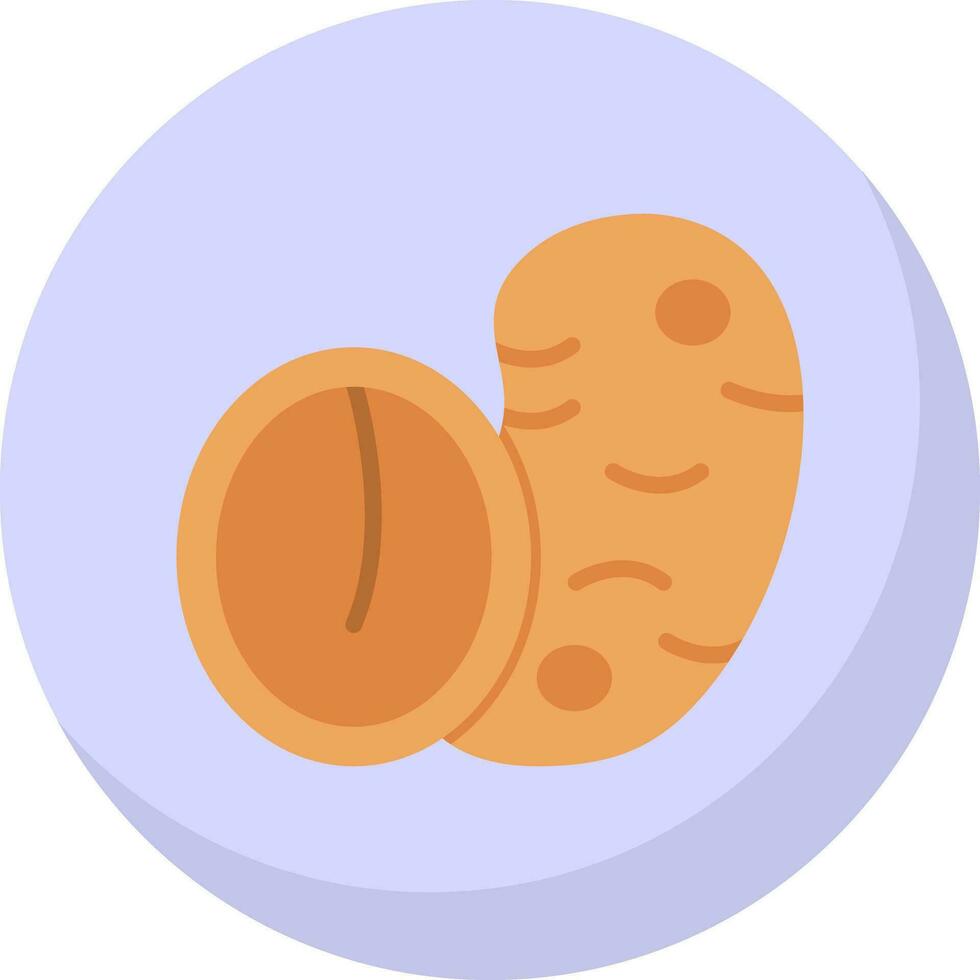 Potato Vector Icon Design