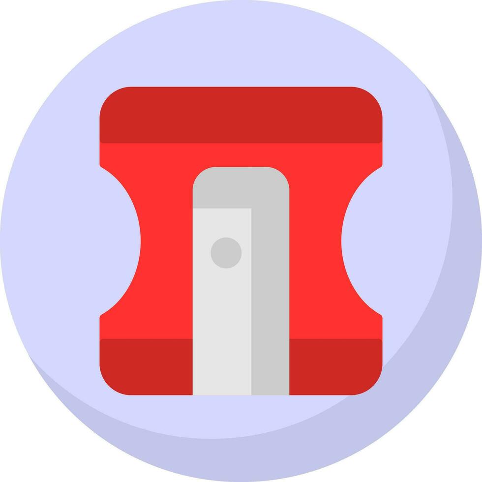 Pencil Sharpener Vector Icon Design
