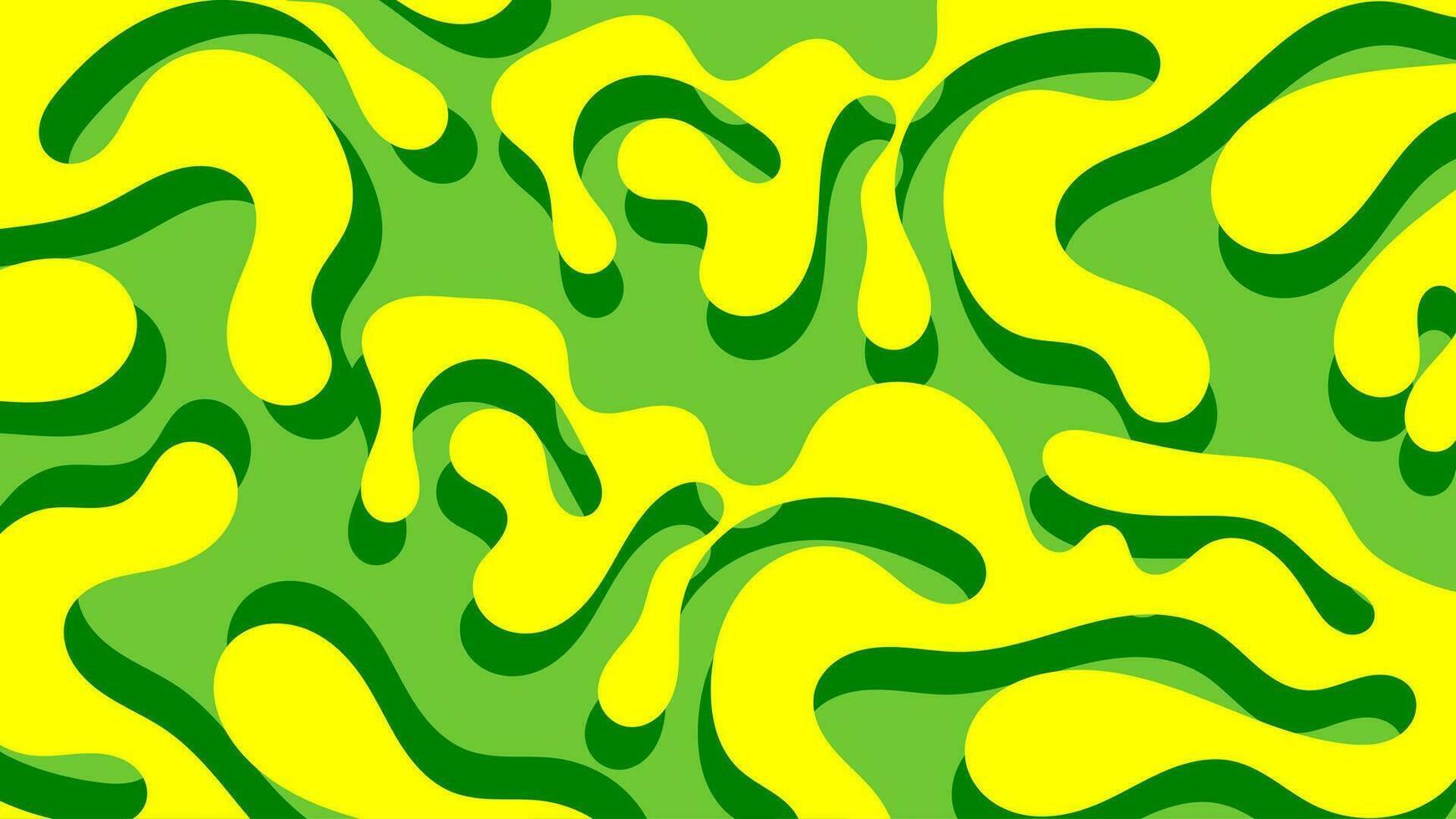 Yellow and green abstract pattern, suitable as a background and so on vector