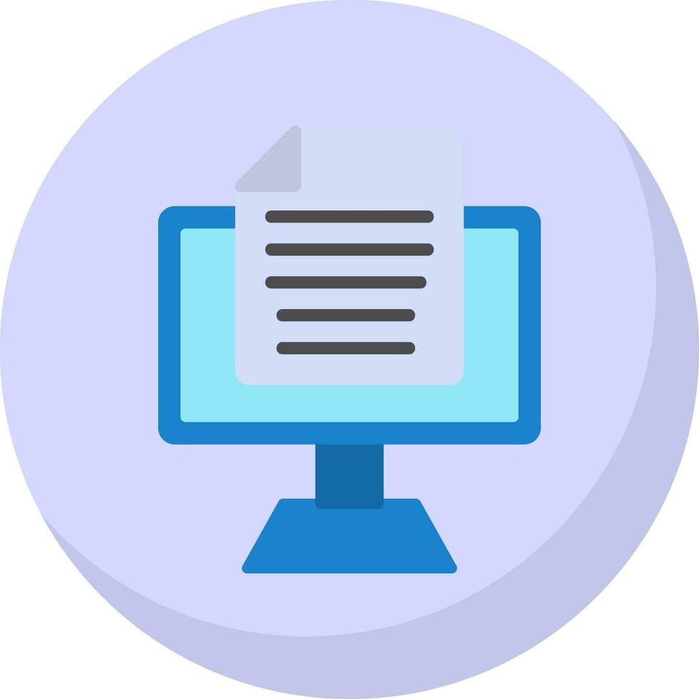 Blog Vector Icon Design