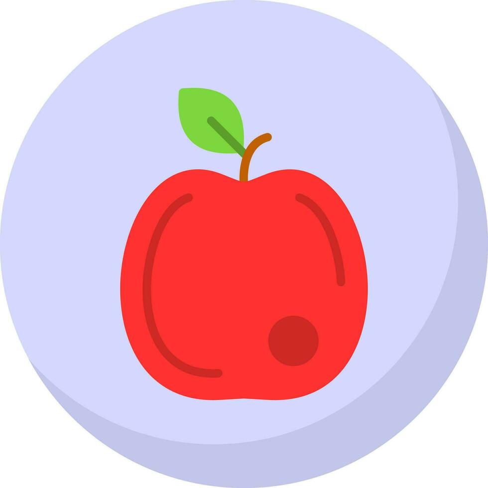 diseño de icono de vector de manzana