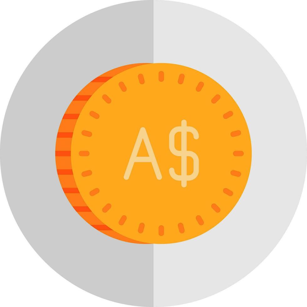 Australian Dollar Vector Icon Design