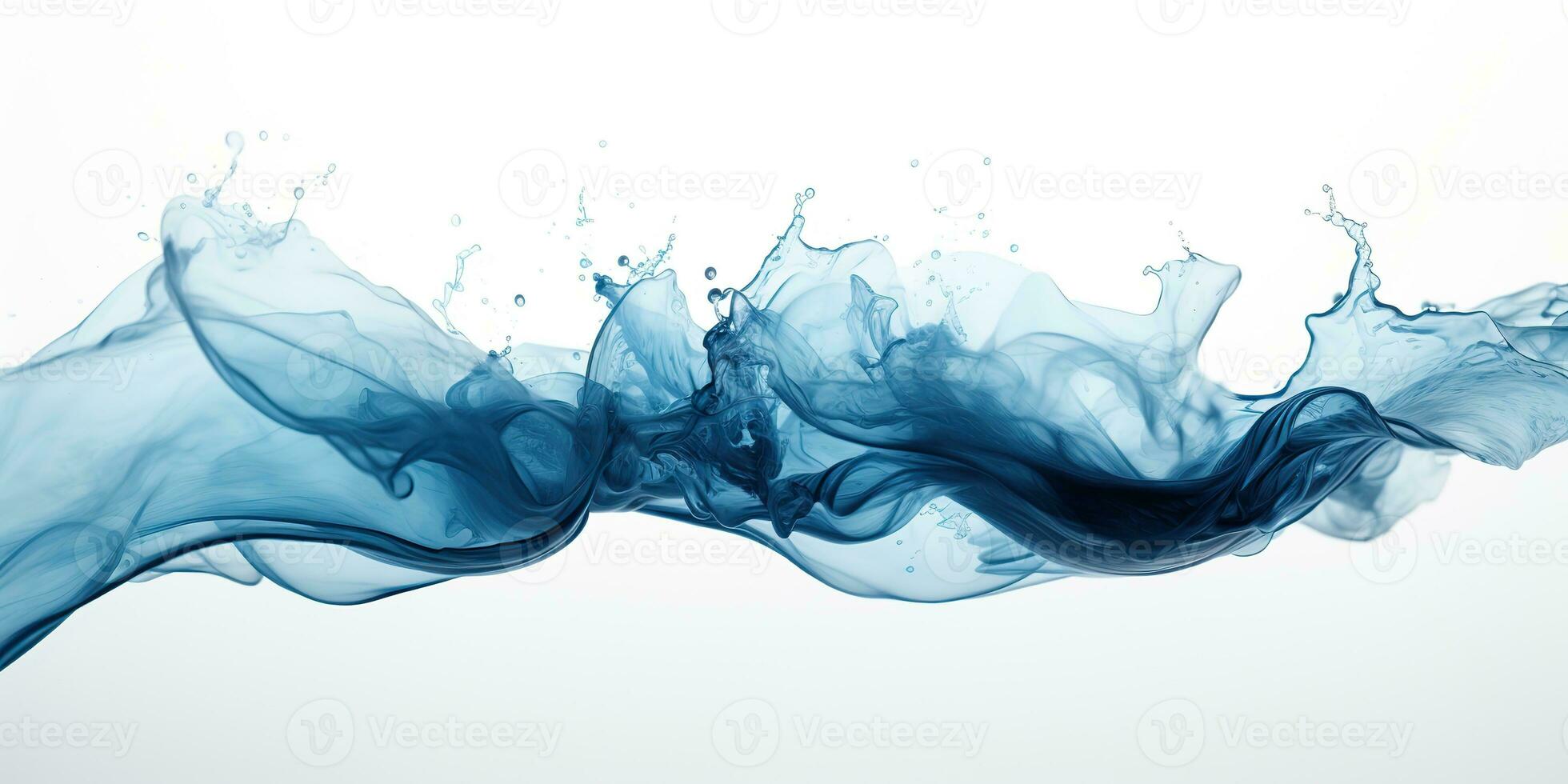 AI Generated. AI Generative. Fresh water splash drop bubble clean sea ocean photo