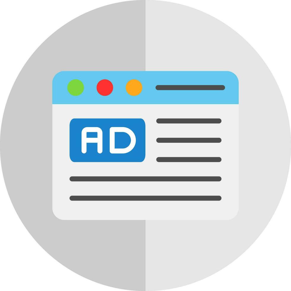 Advertisement Vector Icon Design