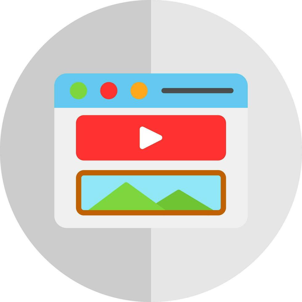 Digital Content Vector Icon Design