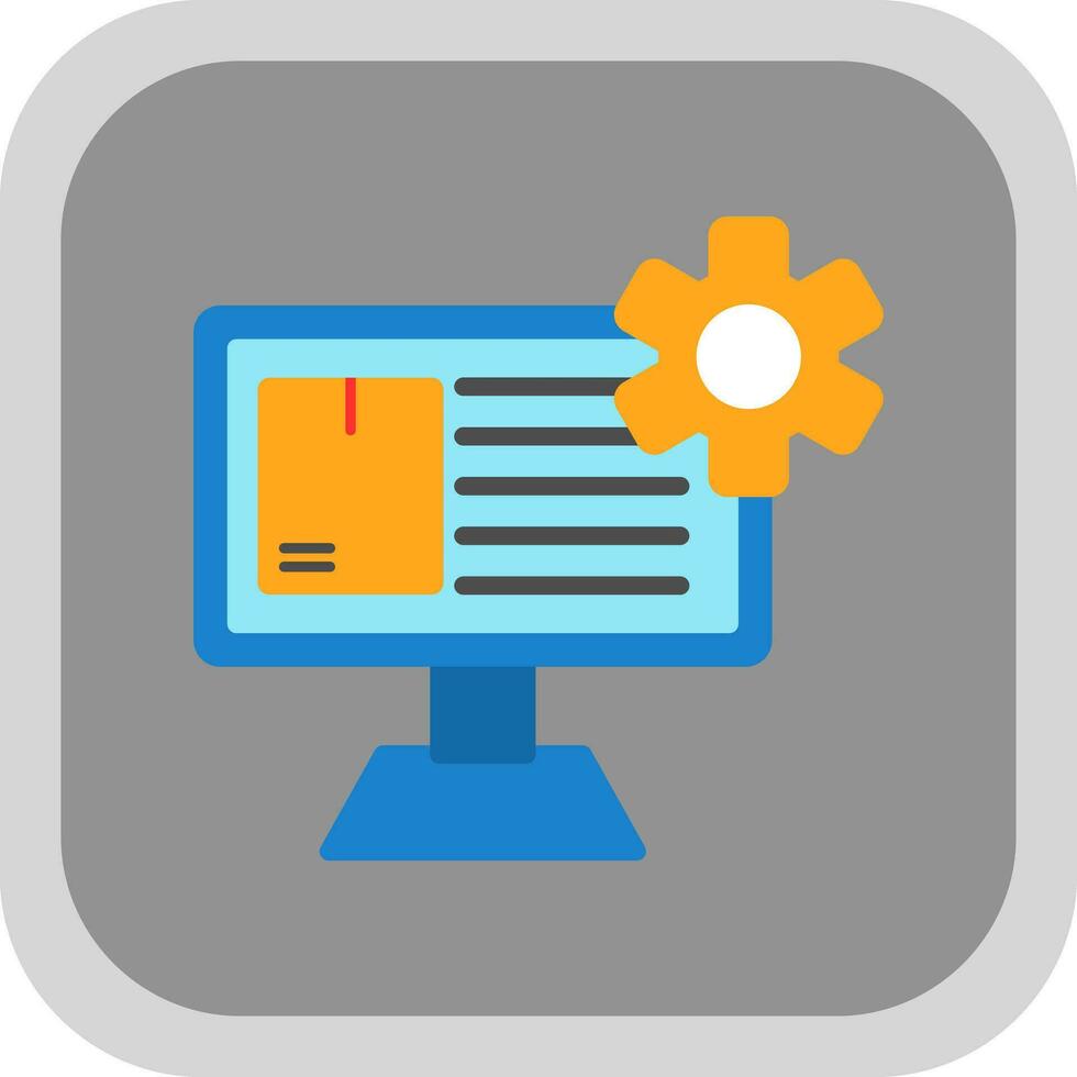Content Management System Vector Icon Design