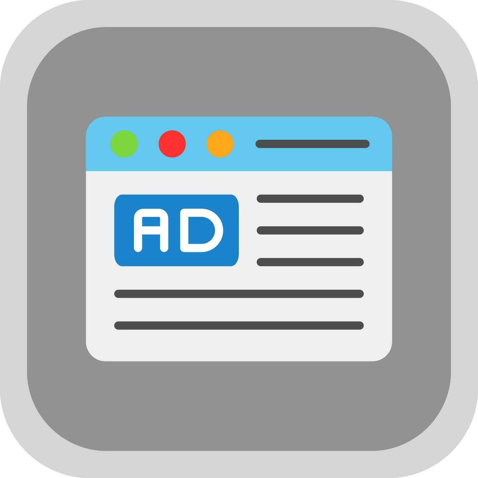 Advertisement Vector Icon Design